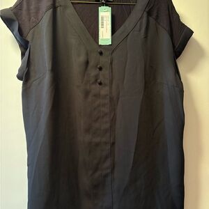 Chic Charcoal Women's Blouse